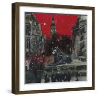 Guarding Quietly, The Square, London-Susan Brown-Framed Giclee Print