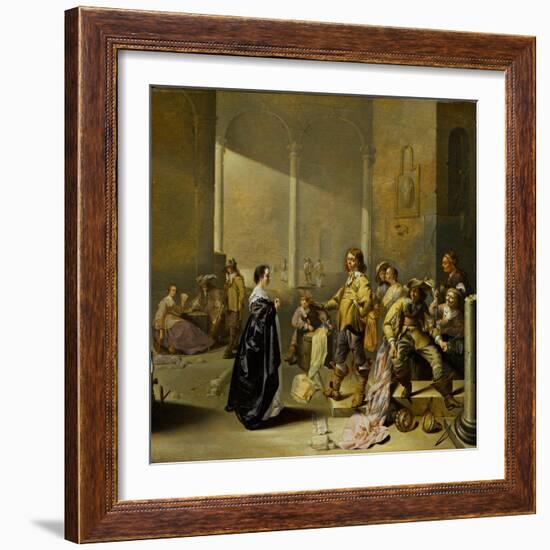 Guardroom Scene with Spoils of War, c.1635-1640-Jacob Duck-Framed Giclee Print