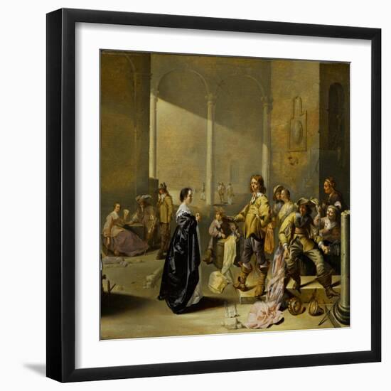 Guardroom Scene with Spoils of War, c.1635-1640-Jacob Duck-Framed Giclee Print