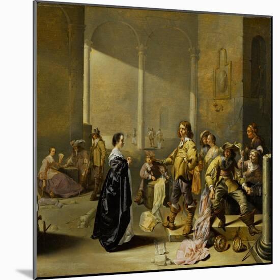 Guardroom Scene with Spoils of War, c.1635-1640-Jacob Duck-Mounted Giclee Print