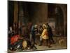 Guardroom with the Deliverance of Saint Peter, c.1645-47-David the Younger Teniers-Mounted Giclee Print