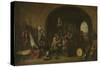 Guardroom-David Teniers II-Stretched Canvas