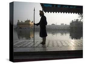 Guards at Golden Temple in Amritsar, Punjab, India-David H. Wells-Stretched Canvas