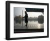 Guards at Golden Temple in Amritsar, Punjab, India-David H. Wells-Framed Photographic Print