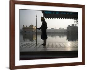 Guards at Golden Temple in Amritsar, Punjab, India-David H. Wells-Framed Photographic Print