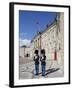 Guards at the Amalienborg Castle, Copenhagen, Denmark, Scandinavia, Europe-Frank Fell-Framed Photographic Print