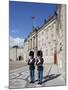 Guards at the Amalienborg Castle, Copenhagen, Denmark, Scandinavia, Europe-Frank Fell-Mounted Photographic Print