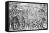 Guards Carrying Queen Elizabeth-null-Framed Stretched Canvas