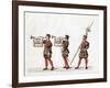 Guards, Costume Design for Shakespeare's Play, Henry VIII, 19th Century-null-Framed Giclee Print