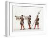 Guards, Costume Design for Shakespeare's Play, Henry VIII, 19th Century-null-Framed Giclee Print