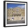 Guards in Front of the Tomb of the Unknown Soldier, Athens, Greece-Roy Rainford-Framed Photographic Print