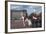 Guards Officer and Escort Awaiting Guards Detachments Outside Buckingham Palace-James Emmerson-Framed Photographic Print