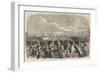 Guards Passing over Vauxhall-Bridge-null-Framed Giclee Print