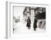 Guards Patrolling, Brussels, 1898-James Batkin-Framed Photographic Print