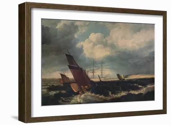 Guardship off the Nore, c1844-Clarkson Stanfield-Framed Giclee Print