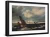 Guardship off the Nore, c1844-Clarkson Stanfield-Framed Giclee Print