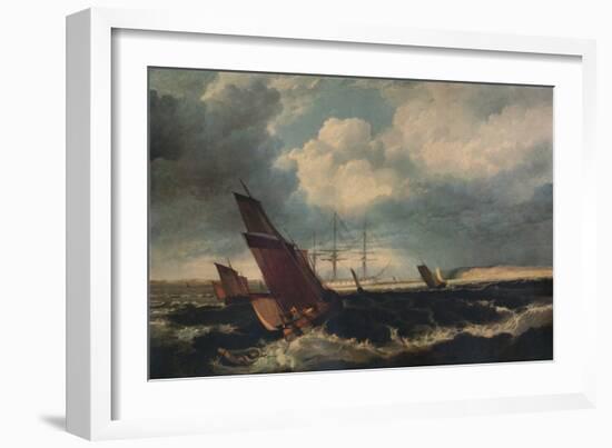 Guardship off the Nore, c1844-Clarkson Stanfield-Framed Giclee Print