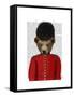 Guardsman Bear-Fab Funky-Framed Stretched Canvas