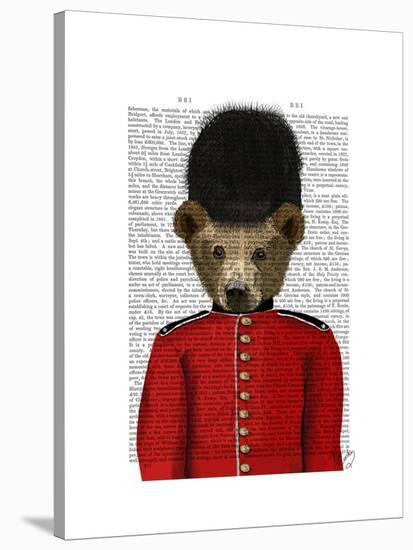 Guardsman Bear-Fab Funky-Stretched Canvas