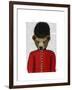 Guardsman Bear-Fab Funky-Framed Art Print