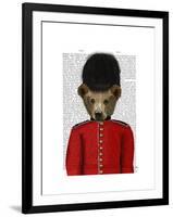 Guardsman Bear-Fab Funky-Framed Art Print