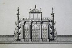 Architectural Illustration, from Architettura Civile, 1737-Guarino Guarini-Framed Stretched Canvas