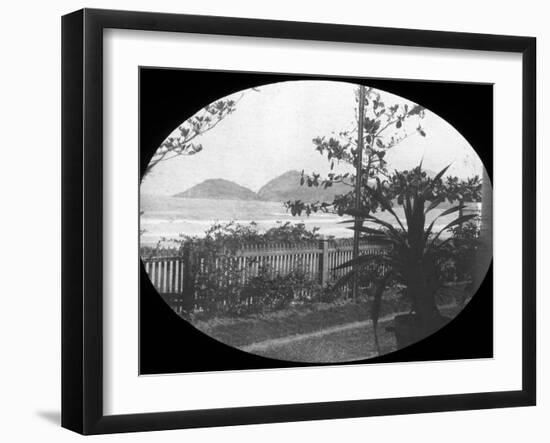 Guaruja, Sao Paulo, Brazil, Late 19th or Early 20th Century-null-Framed Photographic Print