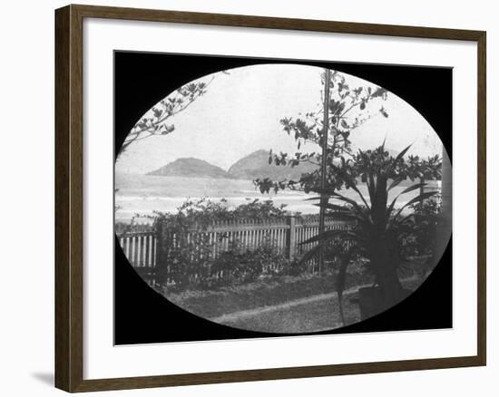 Guaruja, Sao Paulo, Brazil, Late 19th or Early 20th Century-null-Framed Photographic Print