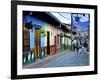 Guatape, Colombia, Outside of Medellin, Small Town known for its 'Zocalos' Panels of Three Dimensio-John Coletti-Framed Photographic Print