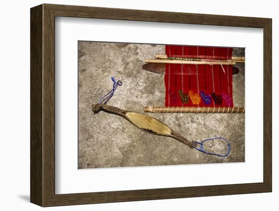 Guatemala: Chichicastenango, backstrap and loom, July.-Alison Jones-Framed Photographic Print