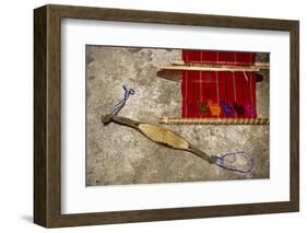 Guatemala: Chichicastenango, backstrap and loom, July.-Alison Jones-Framed Photographic Print