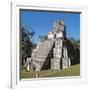 Guatemala, El Peten, Archaeological Site, Tikal National Park, Temple of the Masks or Moon-null-Framed Giclee Print