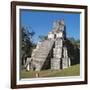 Guatemala, El Peten, Archaeological Site, Tikal National Park, Temple of the Masks or Moon-null-Framed Giclee Print
