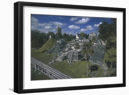 Guatemala, El Peten Department, Tikal National Park, Great Plaza-null-Framed Giclee Print