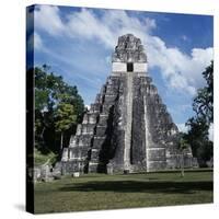 Guatemala, El Petén, Maya Civilization, Tikal National Park, Temple I-null-Stretched Canvas