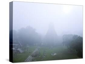 Guatemala, El Peten, Tikal, Gran Plaza, Temple of the Great Jaguar-Jane Sweeney-Stretched Canvas