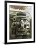 Guatemala, El Peten, Tikal National Park, Mask of Chac, God of Rain at Archaeological Site-null-Framed Giclee Print