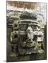 Guatemala, El Peten, Tikal National Park, Mask of Chac, God of Rain at Archaeological Site-null-Mounted Giclee Print