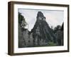 Guatemala, El Peten, Tikal National Park, Temple of the Great Jaguar at Archaeological Site-null-Framed Giclee Print