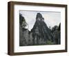 Guatemala, El Peten, Tikal National Park, Temple of the Great Jaguar at Archaeological Site-null-Framed Giclee Print