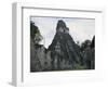 Guatemala, El Peten, Tikal National Park, Temple of the Great Jaguar at Archaeological Site-null-Framed Giclee Print