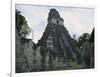 Guatemala, El Peten, Tikal National Park, Temple of the Great Jaguar at Archaeological Site-null-Framed Giclee Print