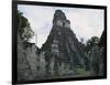 Guatemala, El Peten, Tikal National Park, Temple of the Great Jaguar at Archaeological Site-null-Framed Giclee Print