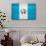 Guatemala Flag Design with Wood Patterning - Flags of the World Series-Philippe Hugonnard-Art Print displayed on a wall