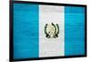 Guatemala Flag Design with Wood Patterning - Flags of the World Series-Philippe Hugonnard-Framed Art Print