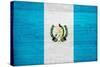 Guatemala Flag Design with Wood Patterning - Flags of the World Series-Philippe Hugonnard-Stretched Canvas