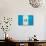 Guatemala Flag Design with Wood Patterning - Flags of the World Series-Philippe Hugonnard-Art Print displayed on a wall