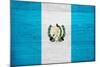 Guatemala Flag Design with Wood Patterning - Flags of the World Series-Philippe Hugonnard-Mounted Art Print