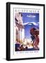 "Guatemala is Only One Day Away" Vintage Travel Poster-Piddix-Framed Art Print