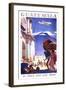 "Guatemala is Only One Day Away" Vintage Travel Poster-Piddix-Framed Premium Giclee Print